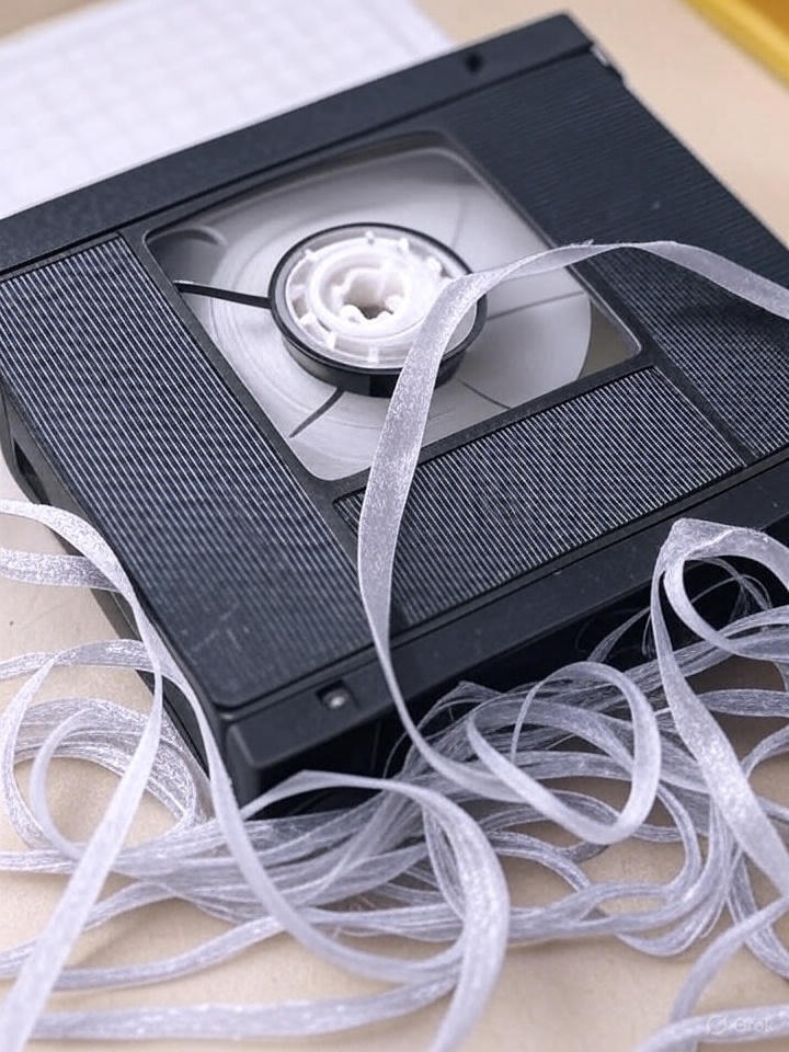 Restauro nastro VHS danneggiato con correzione colori