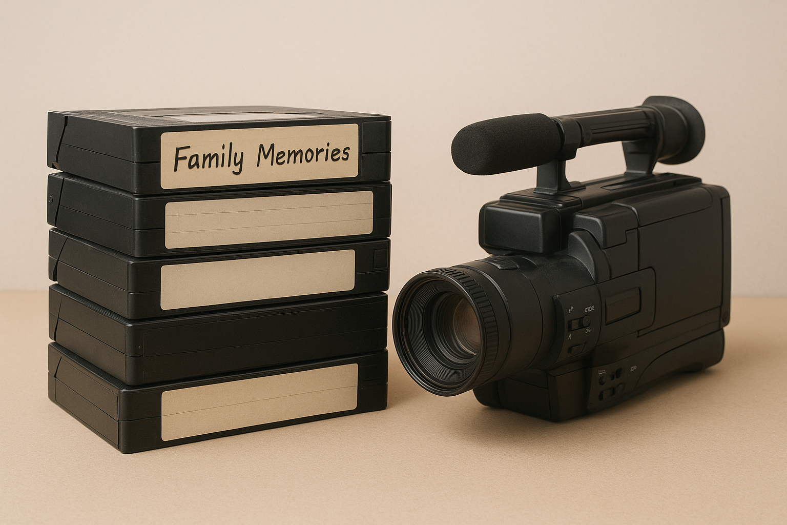 Immagine di un videoregistratore VHS per digitalizzazione cassette